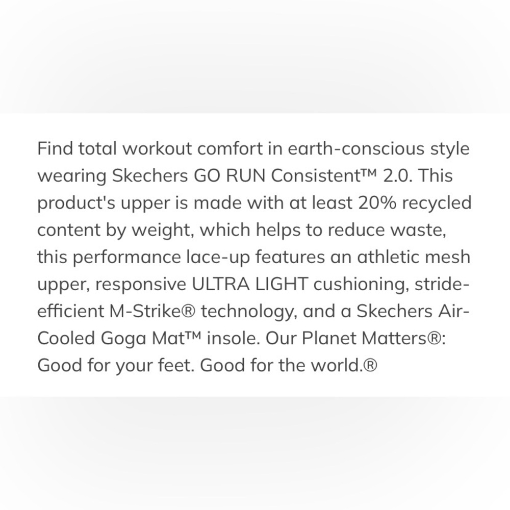 SKECHERS ..WOMENS GO RUN CONSISTENT 2.0 SNEAKERS - Picture 13 of 15